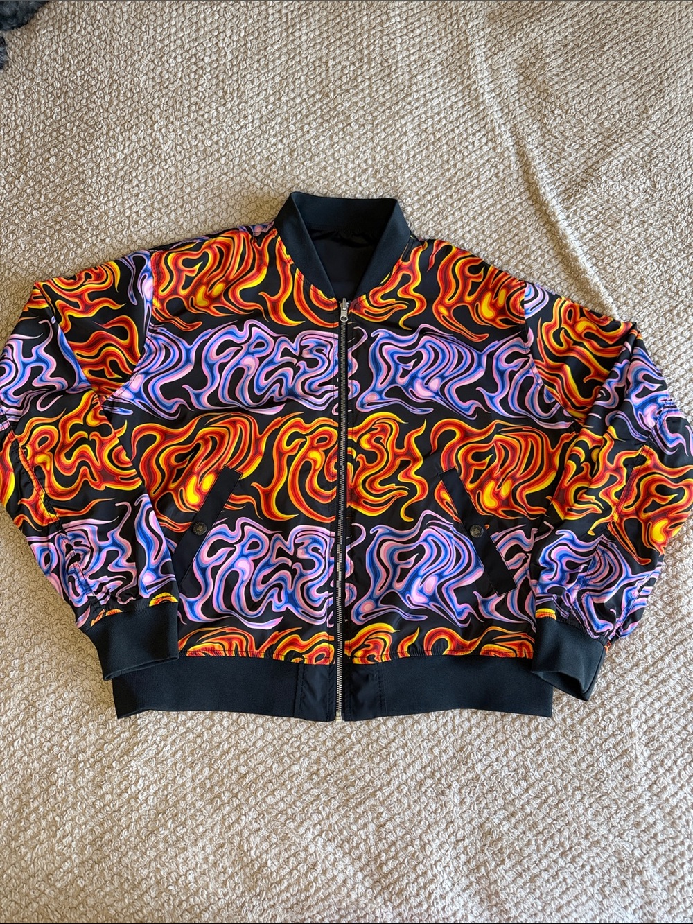 Teddy Fresh | Reversible Bomber Jacket
